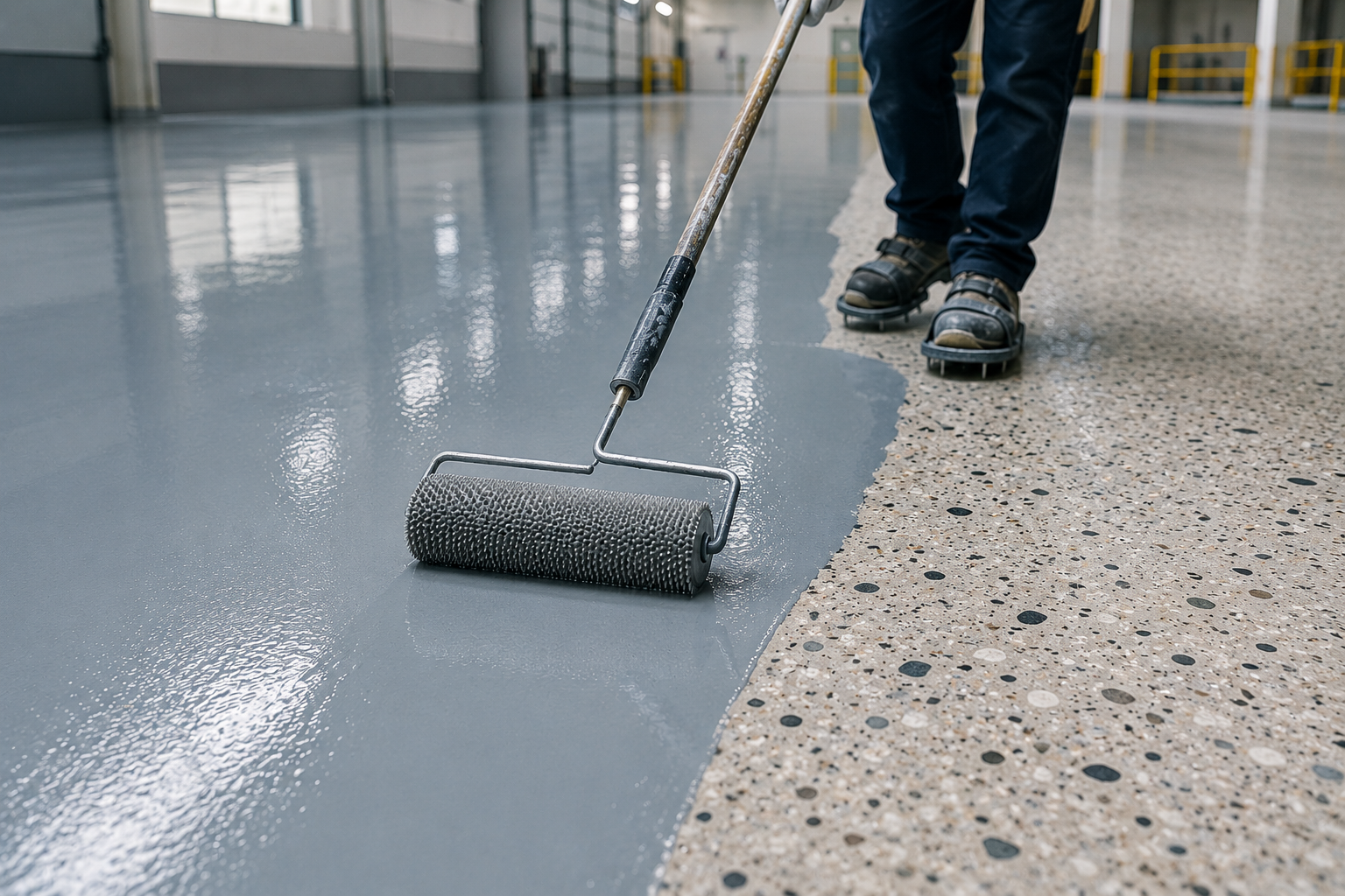 Marble Chips epoxy and resin flooring