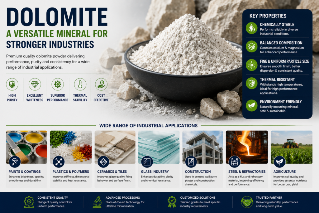 Dolomite Powder and Its Industrial Applications: Why It Is Essential for Modern Manufacturing dolomite blog
