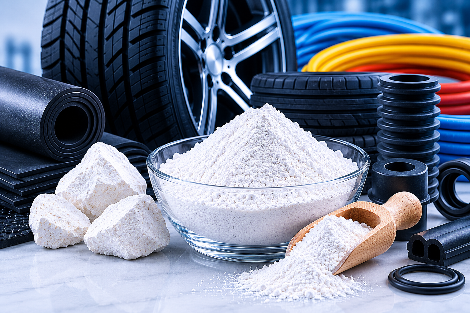 Calcium Carbonate rubber industries